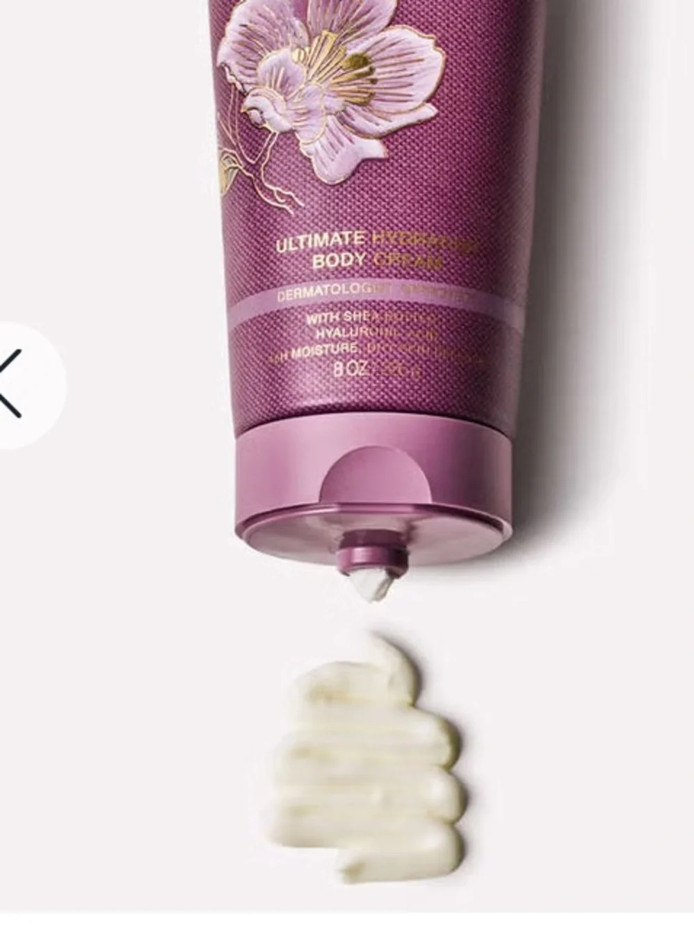 New Bath and Body Works Very Violet Ultimate Hydration Body Cream 8 Oz